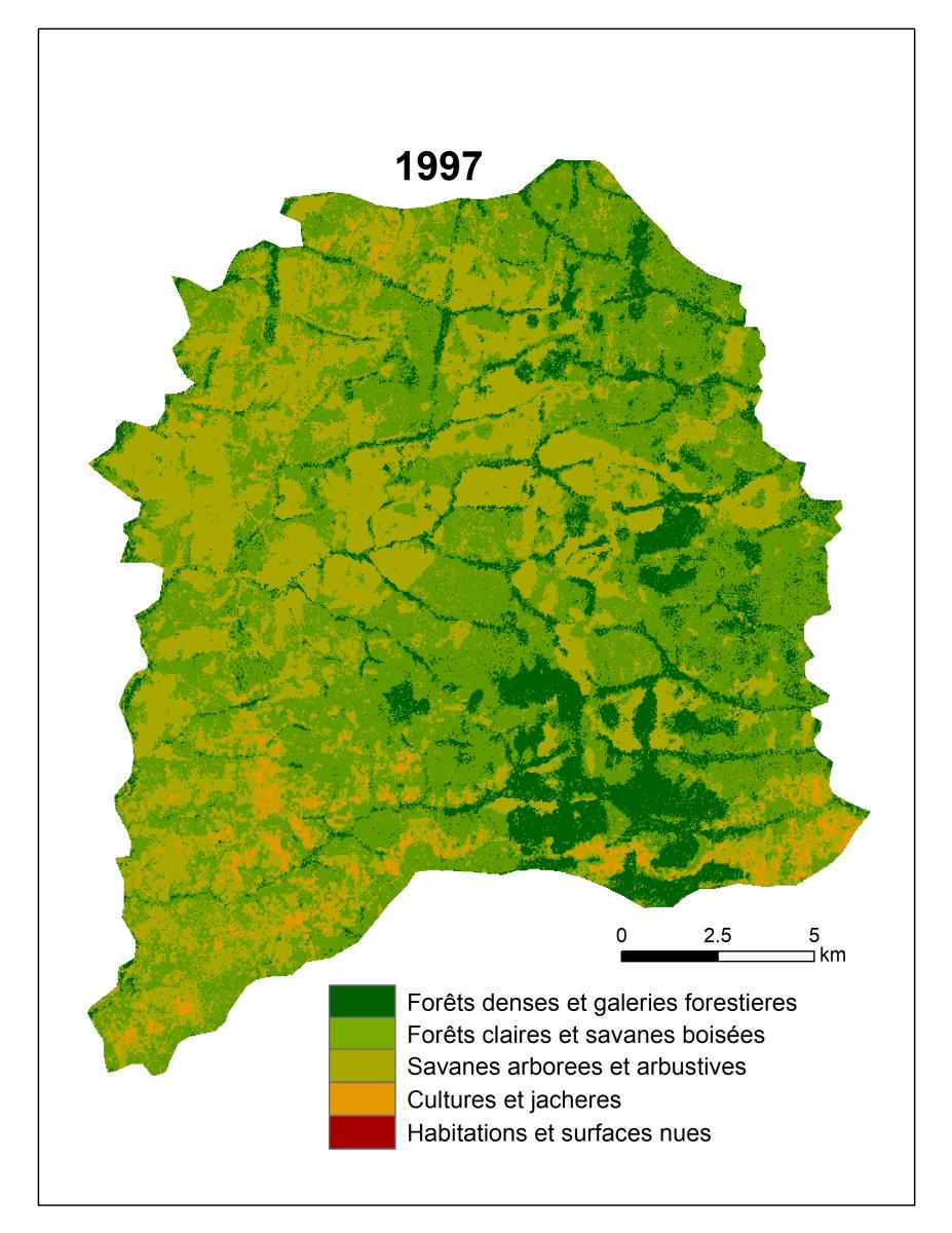 carte actuelle de l'aire protégée d'abdoulaye