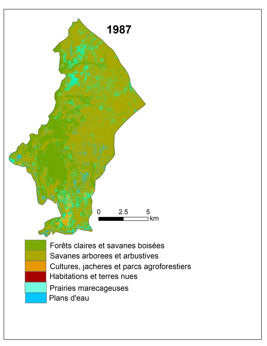 Aire protégée de Galangashi avant 1990