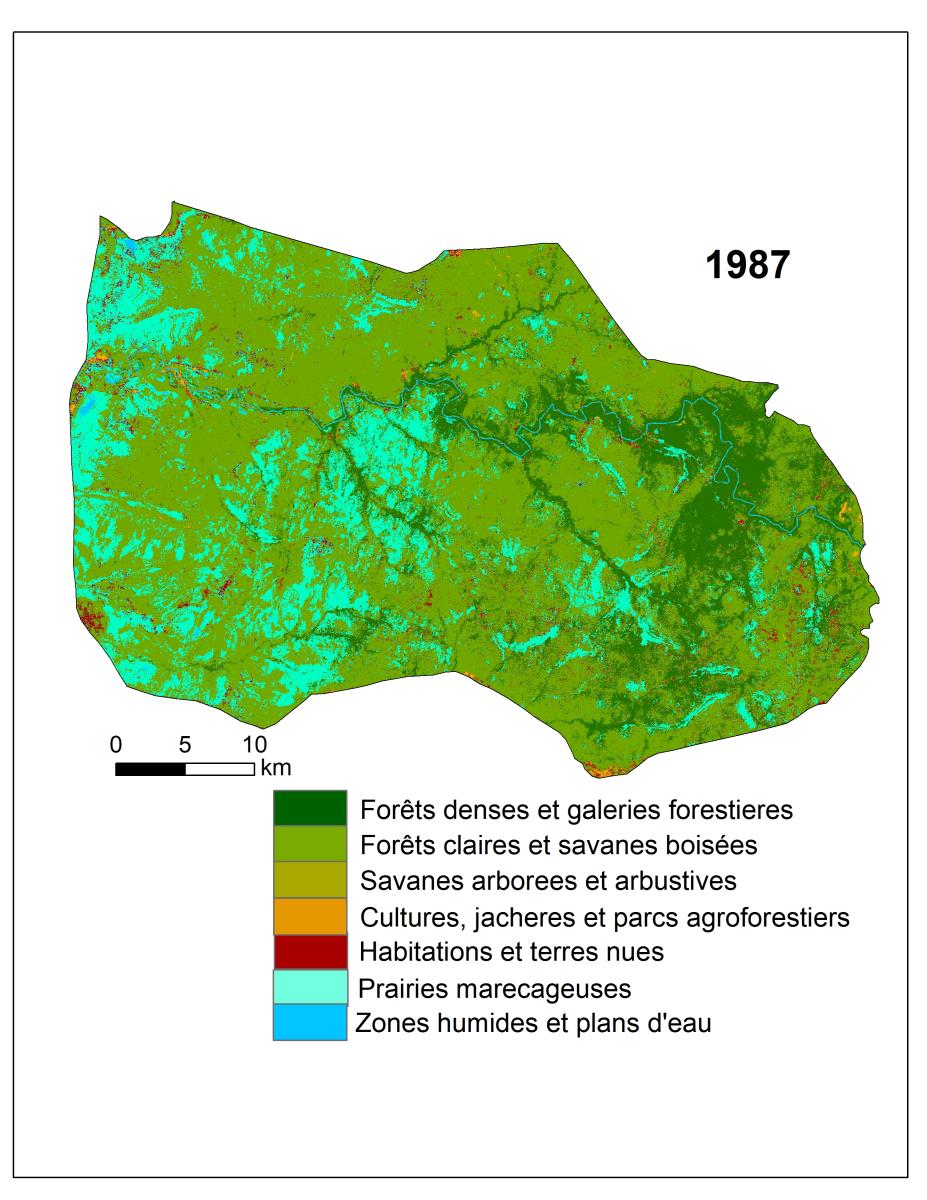l'aire protégée de Oti-Kéran avant 1990