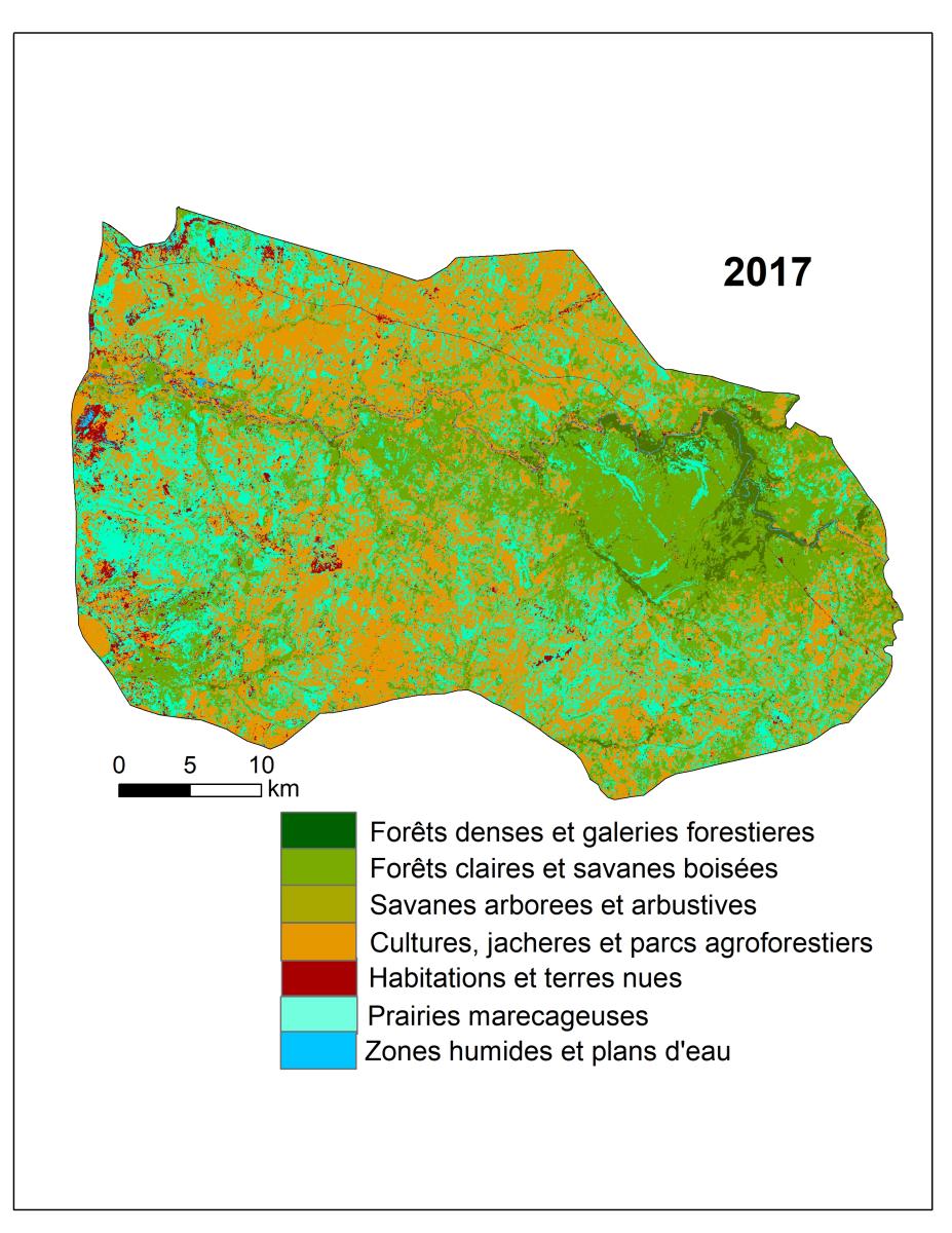 l'aire protégée de Oti-Kéran après 1990