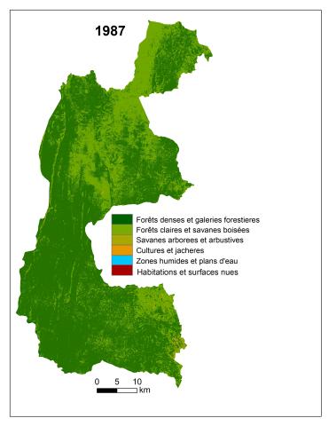 Carte de Fazao-Malfakasa avant les années 90